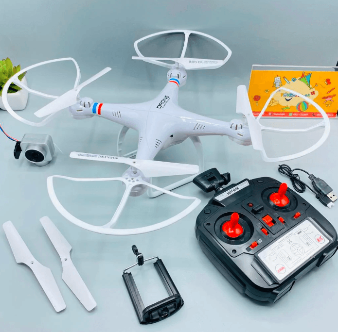 W4HW Remote Control Drone With Wifi Camera - White