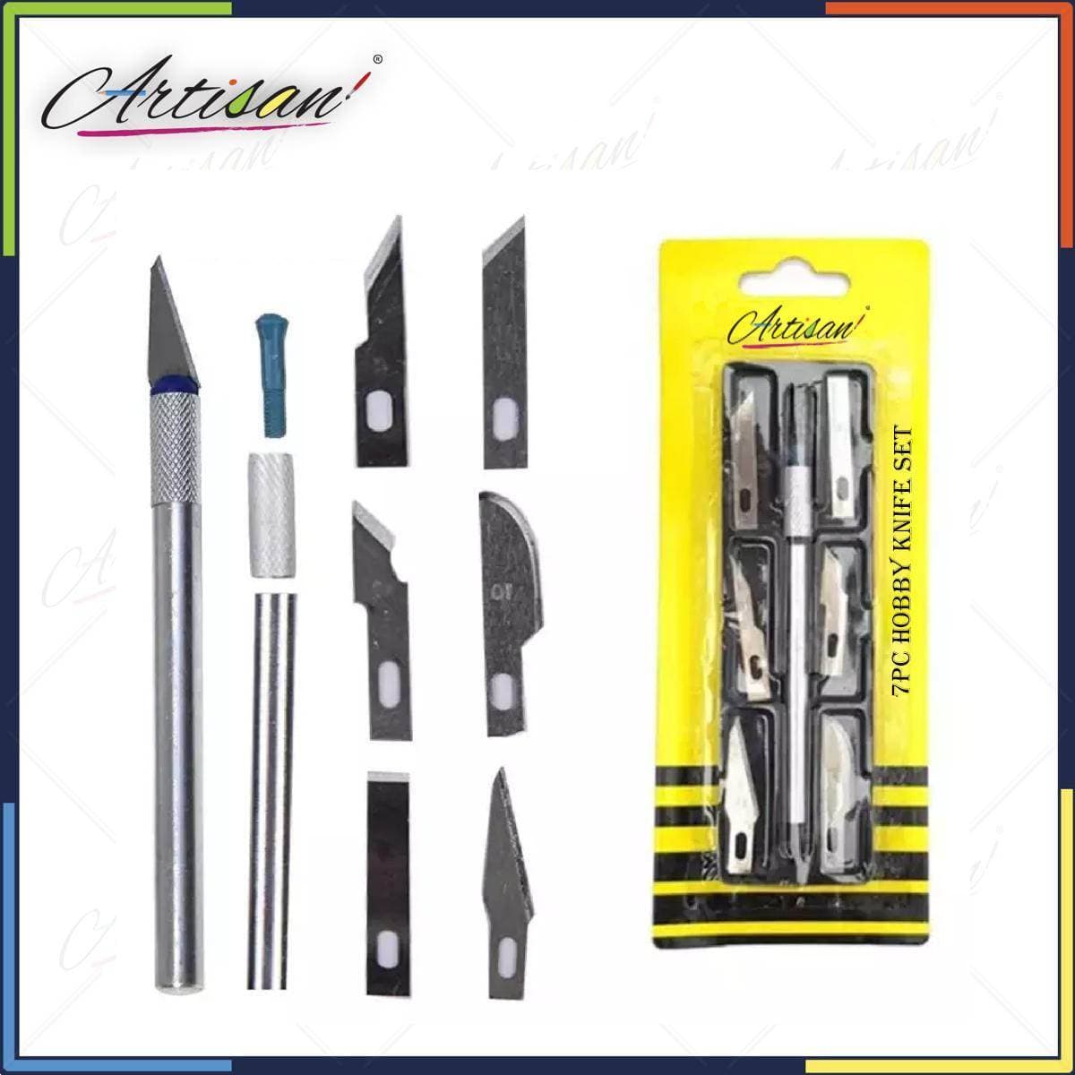 7PCS Pen Cutter Precision Knives Extractor Style Hobby