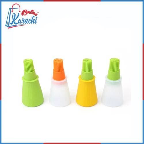 New Oil Bottle With Silicone Brush For Cooking Bbq Kitchen