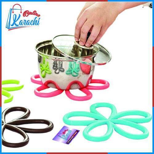 Silicone Flower Hot Pot Mat/Stand Heat Resistant Mat