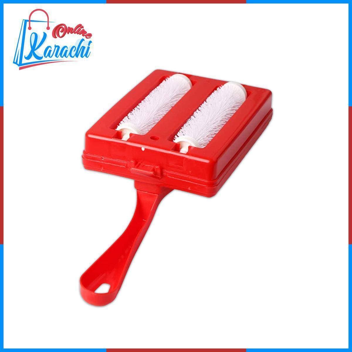 Auto Carpet Cleaning Dust Storage Brush With Built-In 2 Rollers