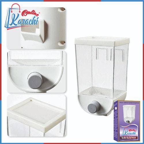 1 Piece 1000Ml Cereals Dispenser Oats Granola Grain Storage Box