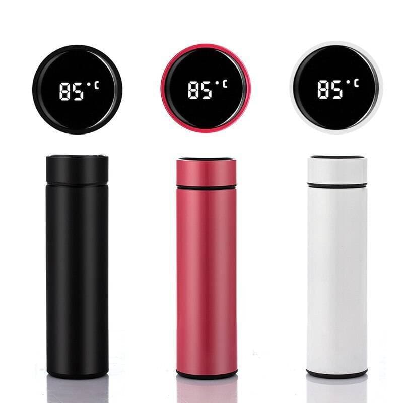 Digital Temperature Display Water Bottle - 500ml Storage Capacity