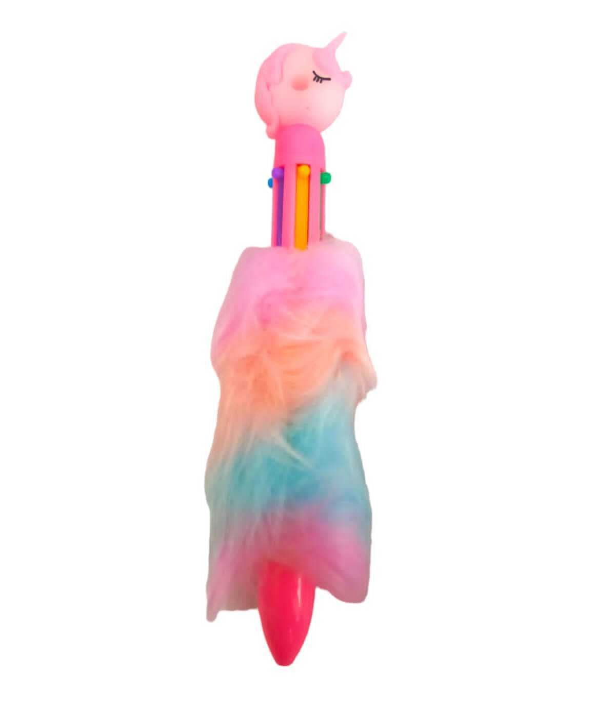 Multicolor Fur Pen For Kids - 1 Piece