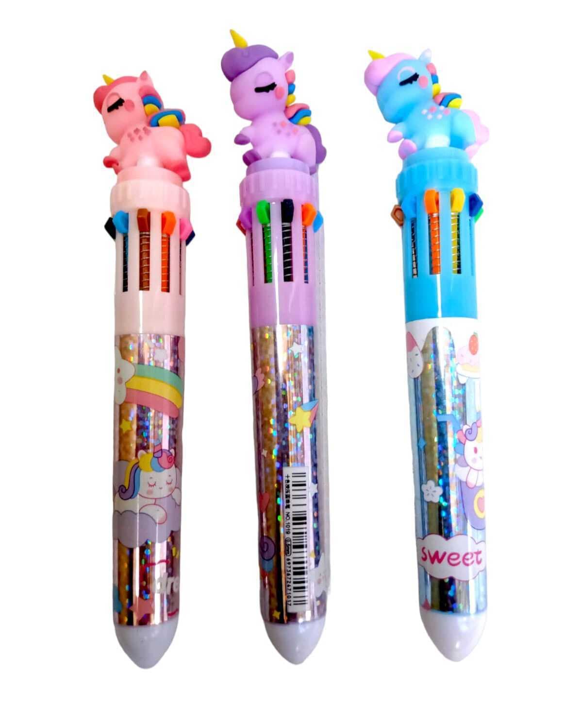 Cute Multicolored Ballpoint For Kids - 1 Piece