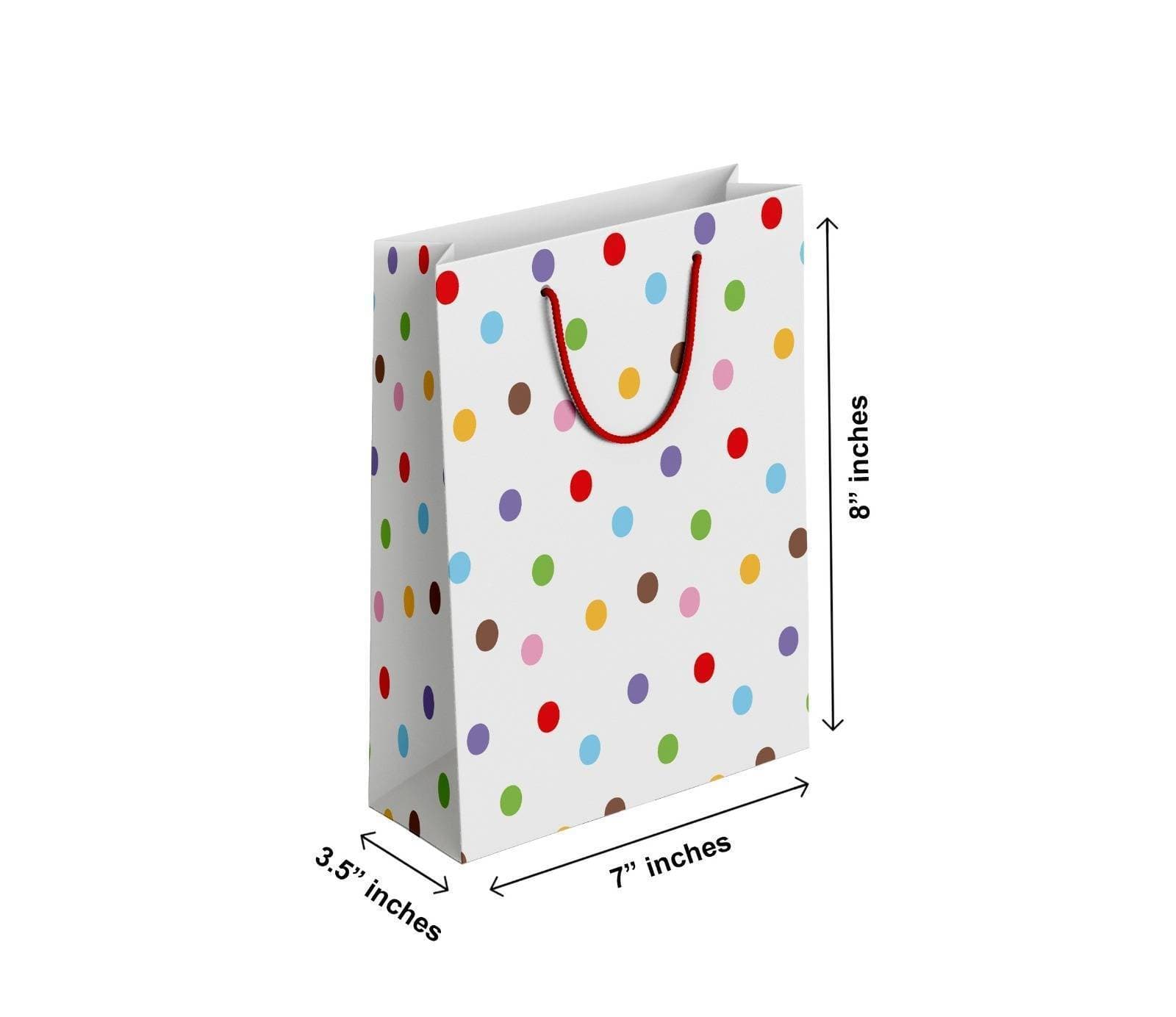 Pack Of 6 - Classic Quality Xxxs Size Gift Bag For Gifting - (TCR_033)