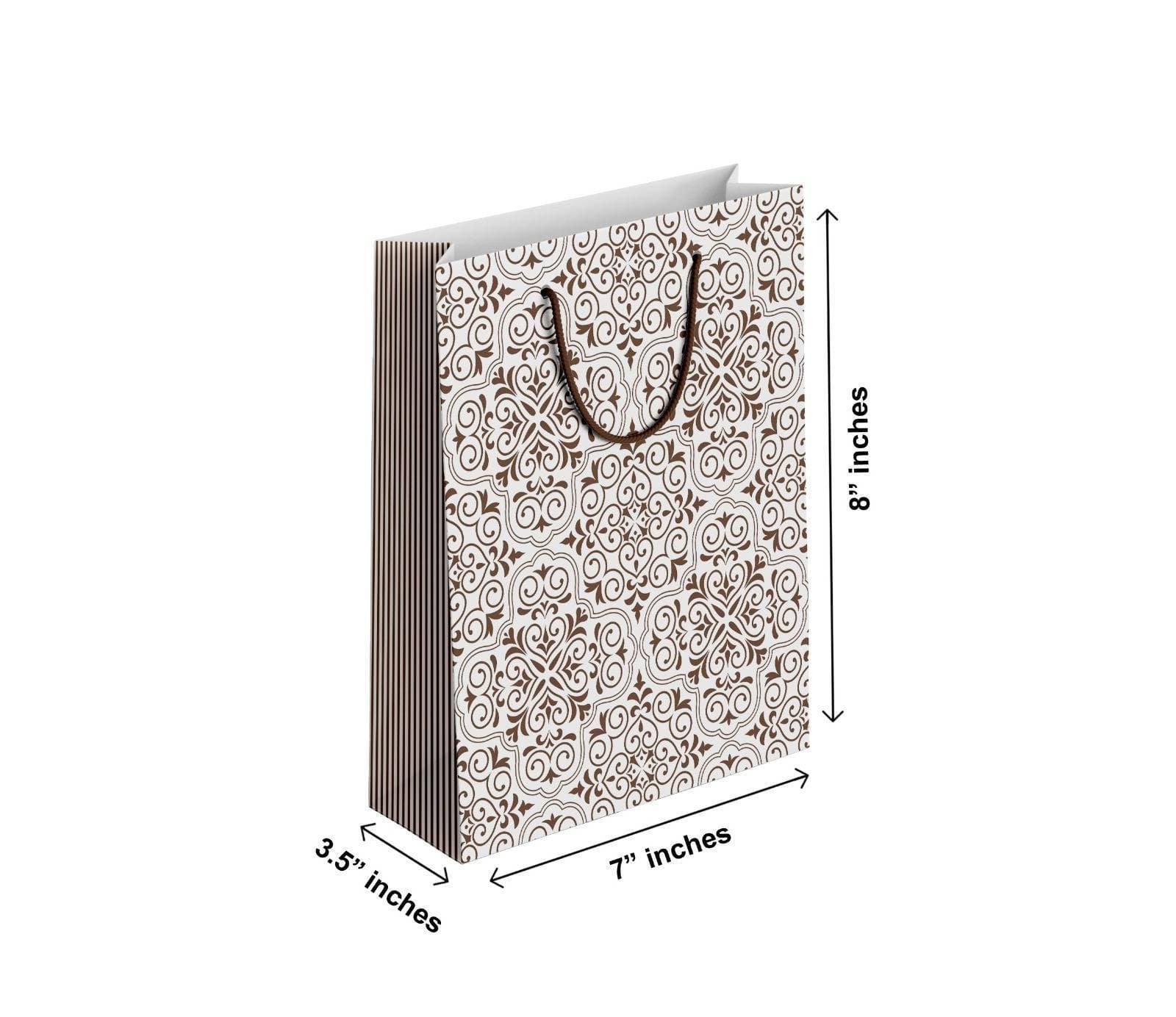 Pack Of 6 - Classic Quality Xxxs Size Gift Bag For Gifting - (TCR_043)