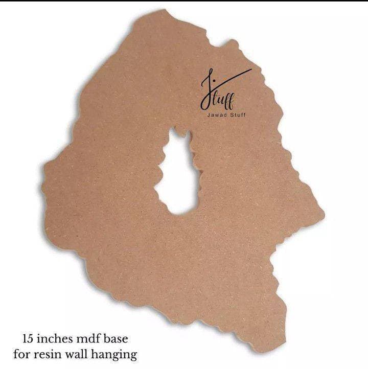15 Irregular Mdf Base For Resin Artwork