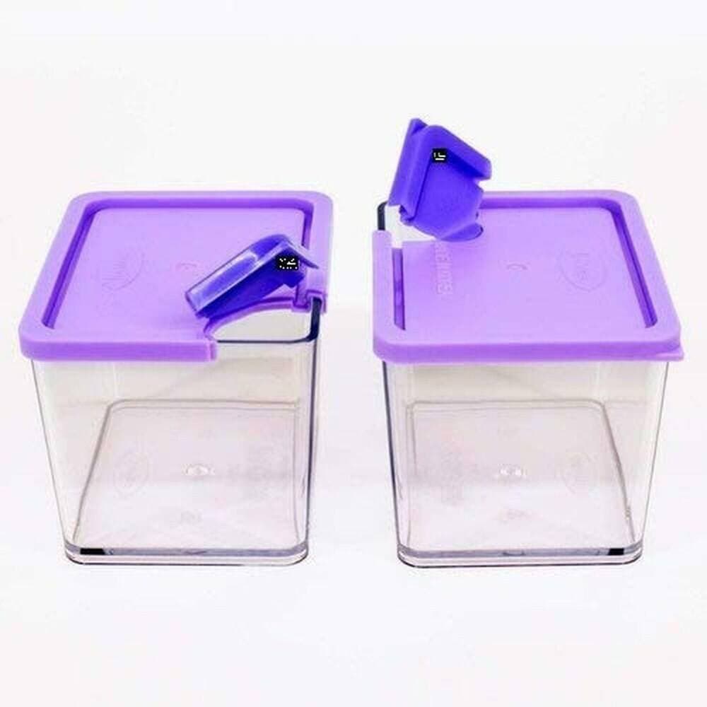 Novel Small Air-Tight Plastic Pocket Jar 150g Capacity - Pack of 2