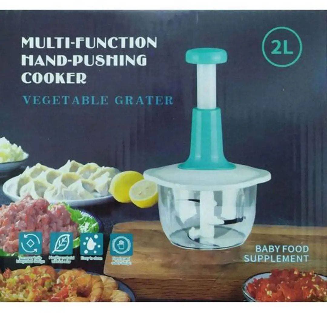 Multi Function Hand Pushing Cooker Chopper