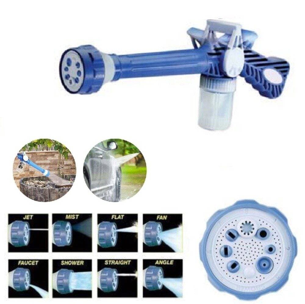 Garden Car Water & Soap Cannon 8 Nozzle Spray