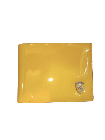Ferrari Men's Wallet - Yellow