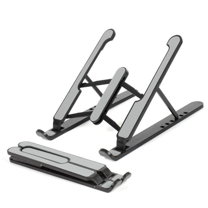 Adjustable Foldable Non Slip Laptop Stand Black
