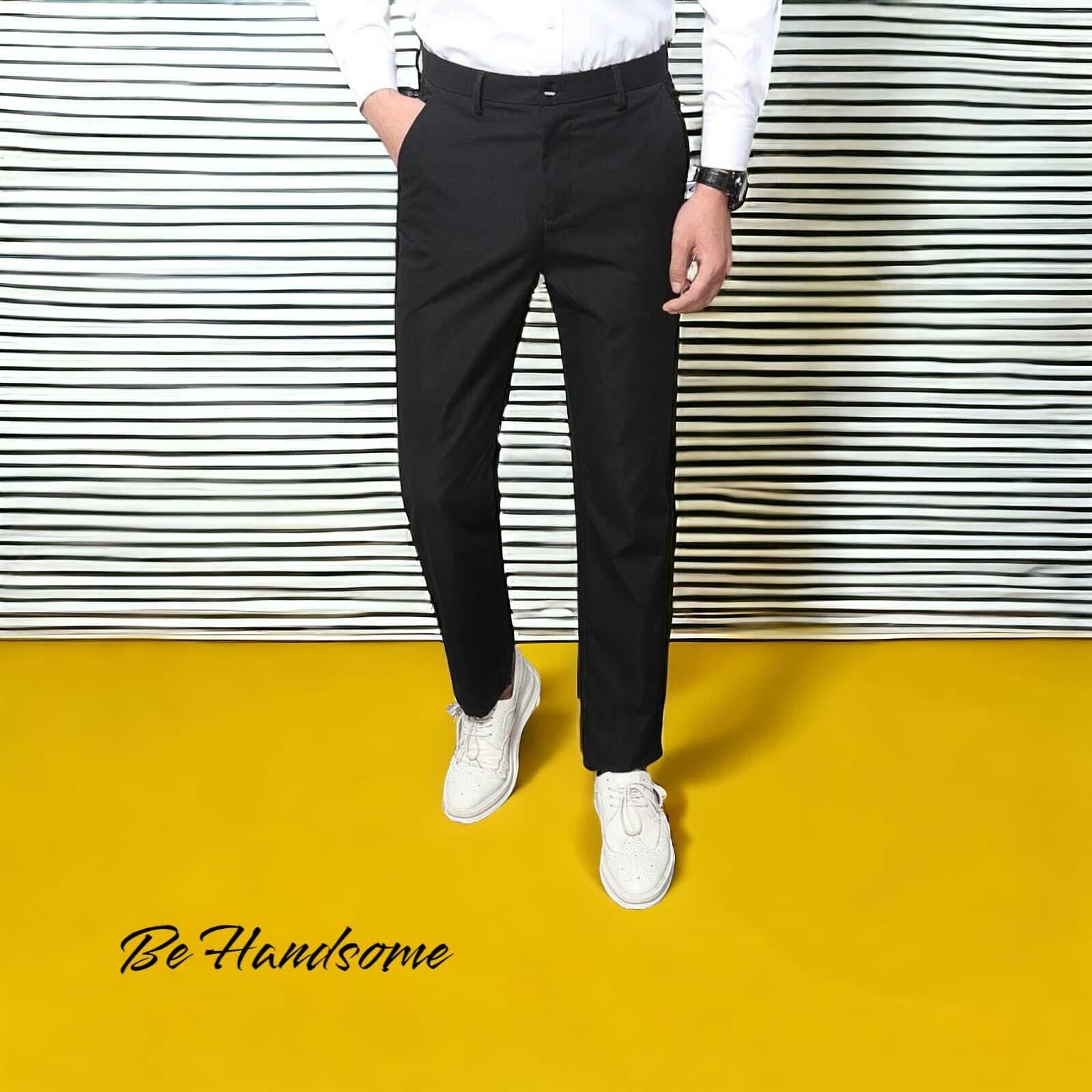 Be Handsome - Black Dress Pant For Men