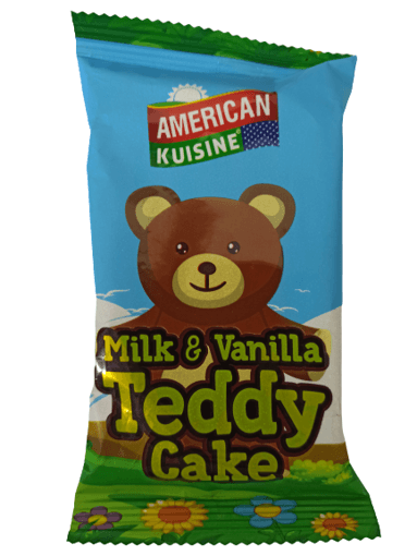 Clickable Collection - American Kuisnie Teddy Cake Milk & Vanilla 28Gm