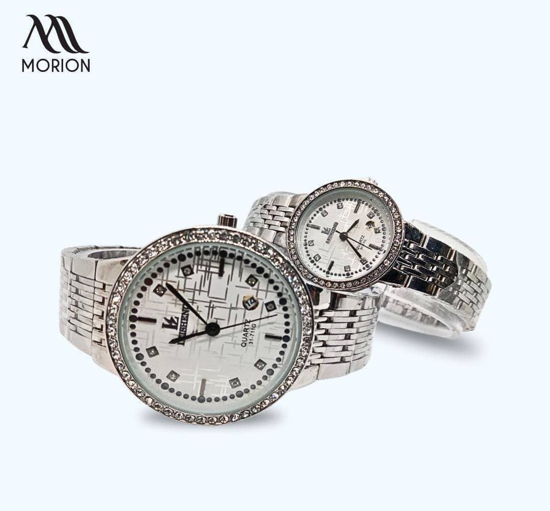 LEISHENG Diamond Dial Couple Watch For Men & Women MCW-106