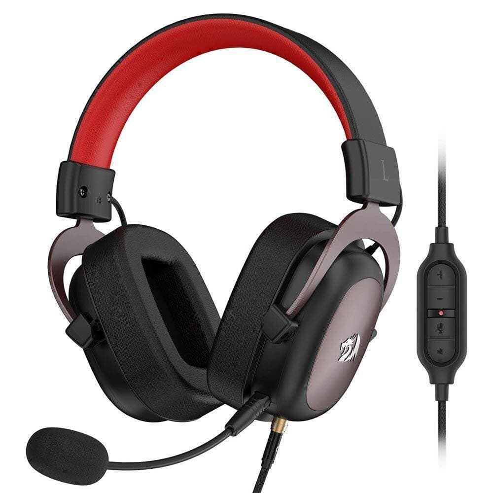 Redragon H510 Zeus Wired Gaming Headset, 7.1 Surround, Detachable Microphone